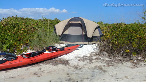 Kayak camping Shell Key St Petersburg Florida ©2019 All rights reserved