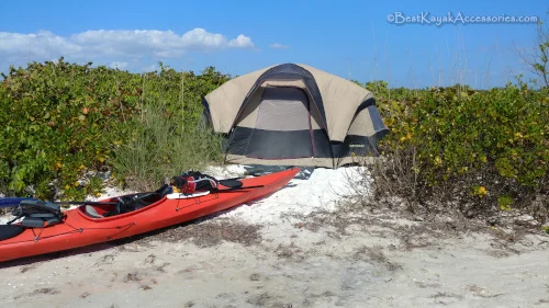 Kayak camping Shell Key St Petersburg Florida ©2019 All rights reserved