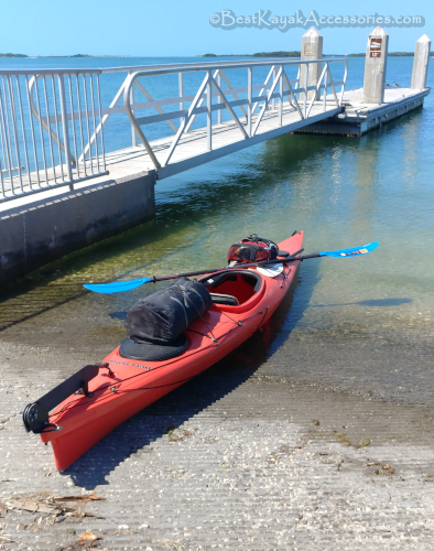 Kayak launch at Ft De Soto boat ramp St. Petersburg FL ©2019 All rights reserved