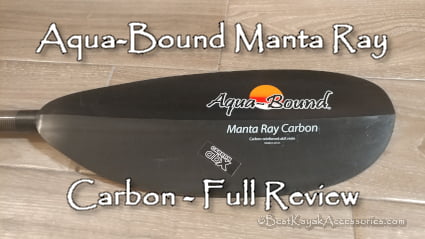 Manta Ray Carbon 4-Piece Posi-Lok Kayak Paddle